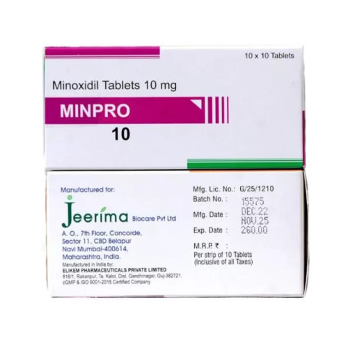 민프로10 10mg 미녹시딜 Minpro10