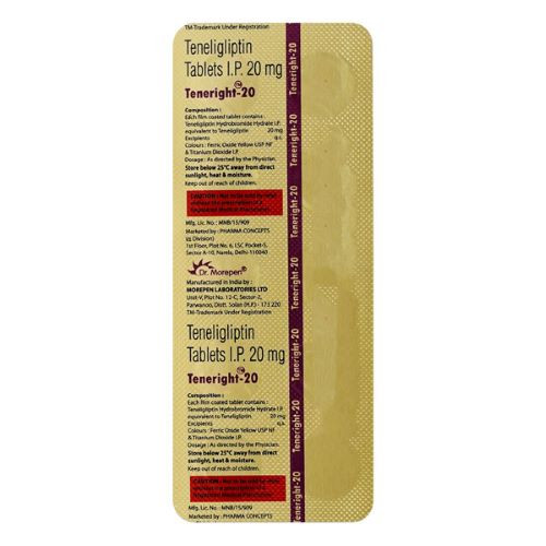 테네라이트 20mg 테넬리글립틴 Teneright