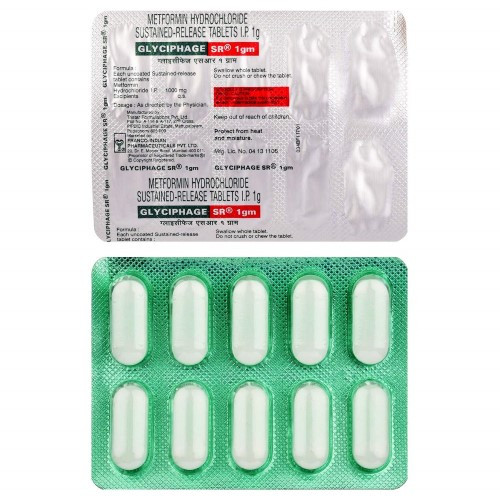 글리시파지 500mg~1000mg 메트포르민 Glyciphage