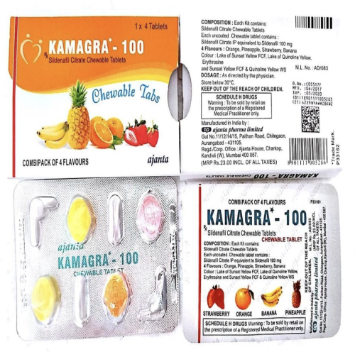 카마그라CT 100mg 실데나필 Kamagra CT 녹여먹는 타입
