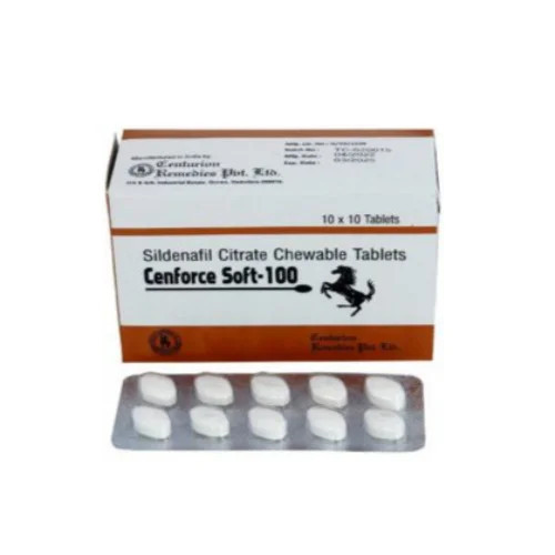 센포스소프트 100mg 실데나필 Cenforce Soft 씹어먹는타입