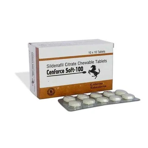 센포스소프트 100mg 실데나필 Cenforce Soft 씹어먹는타입