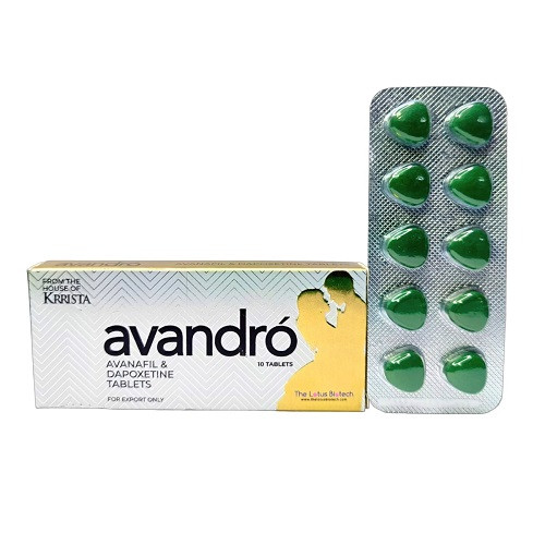 아반드로 100mg 60mg 아바나필+다폭세틴 Avandro
