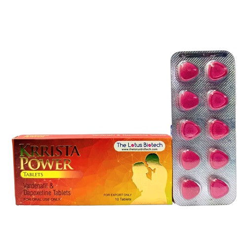 크리스타파워 40mg 100mg 바데나필+다폭세틴 Krrista Power