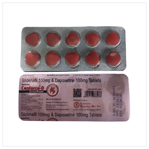 센포스D 엑스트라 파워 100mg 실데나필 Cenforce-D ExtraPower